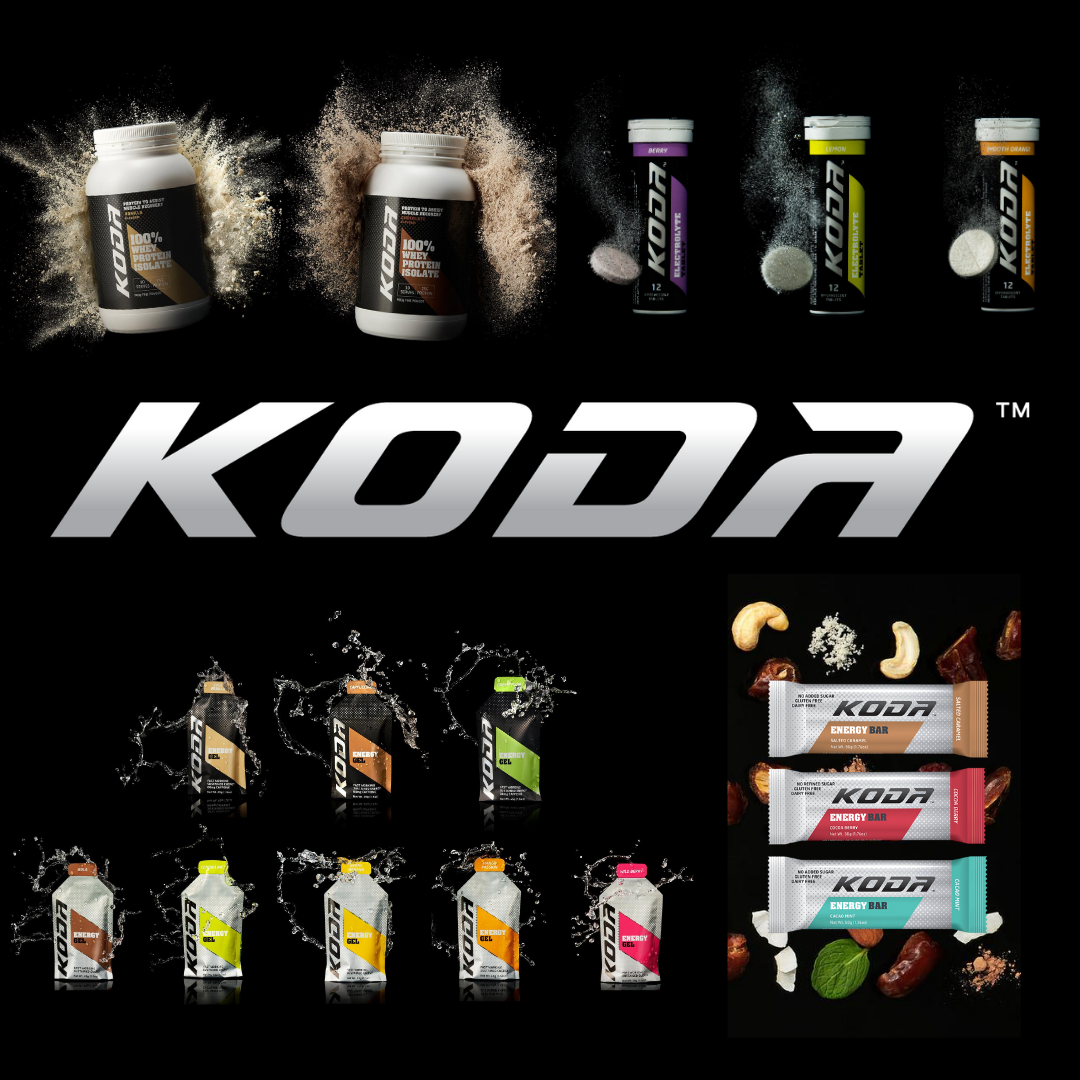 KODA Bundle - 4 Gels, 3 Bars, and 1 Protein Powder